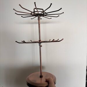Rotating Copper Jewelry Stand GUC FLAWS